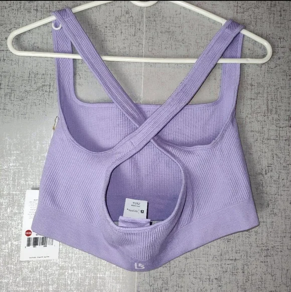 💕Buffbunny Scupt Seamless Sports Bra-Frosted Purple - Picture 2 of 6